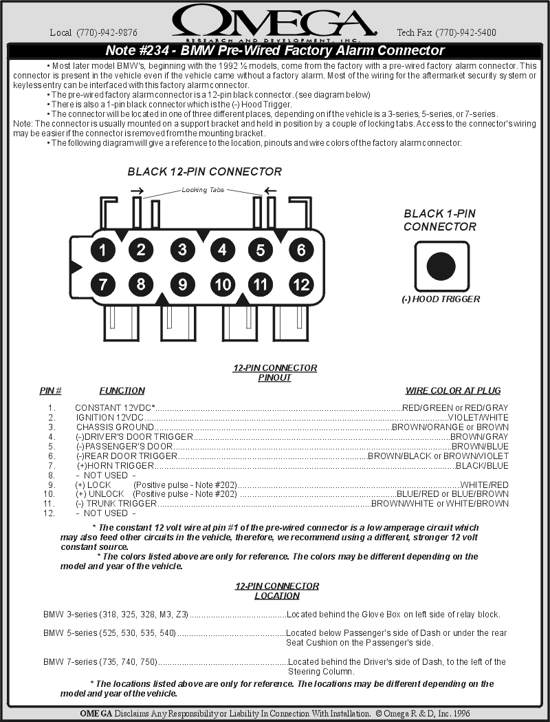 Bmw e34 central locking diagram #7